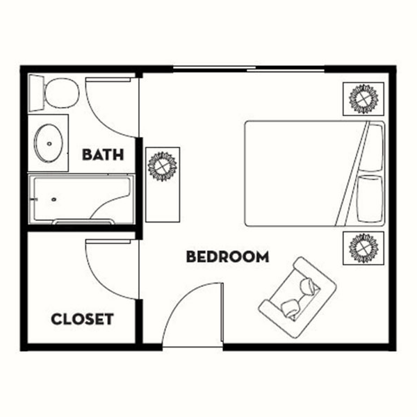 Studio Suite Floor Plan