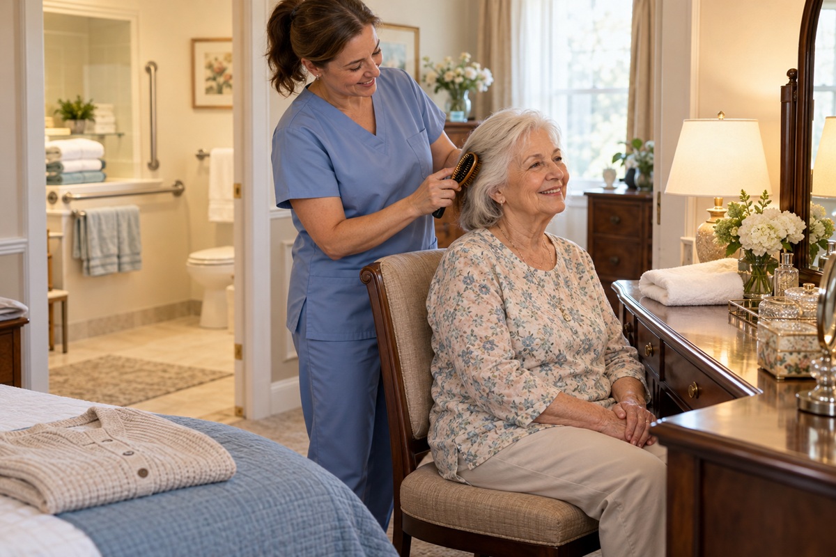 how assisted living helps seniors with daily personal care